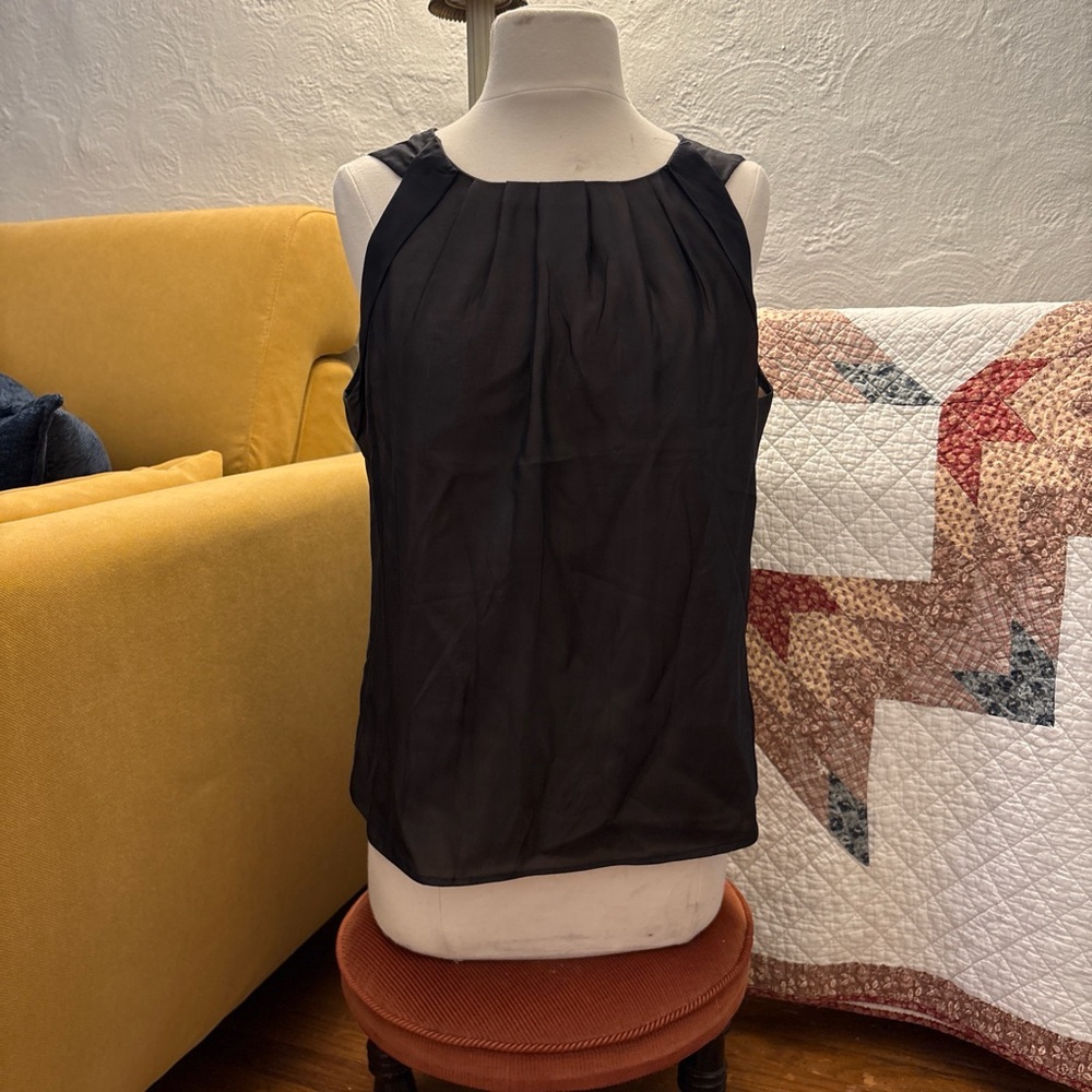 Etcetera Black Sleeveless Blouse